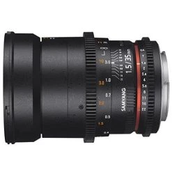 Inconnu Samyang Objectif Pour Sony E 35 Mm T1,5 VDSLR II Noir