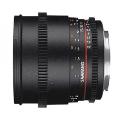 Inconnu Samyang Objectif Pour Sony E 85 Mm T1.5 VDSLR II Noir