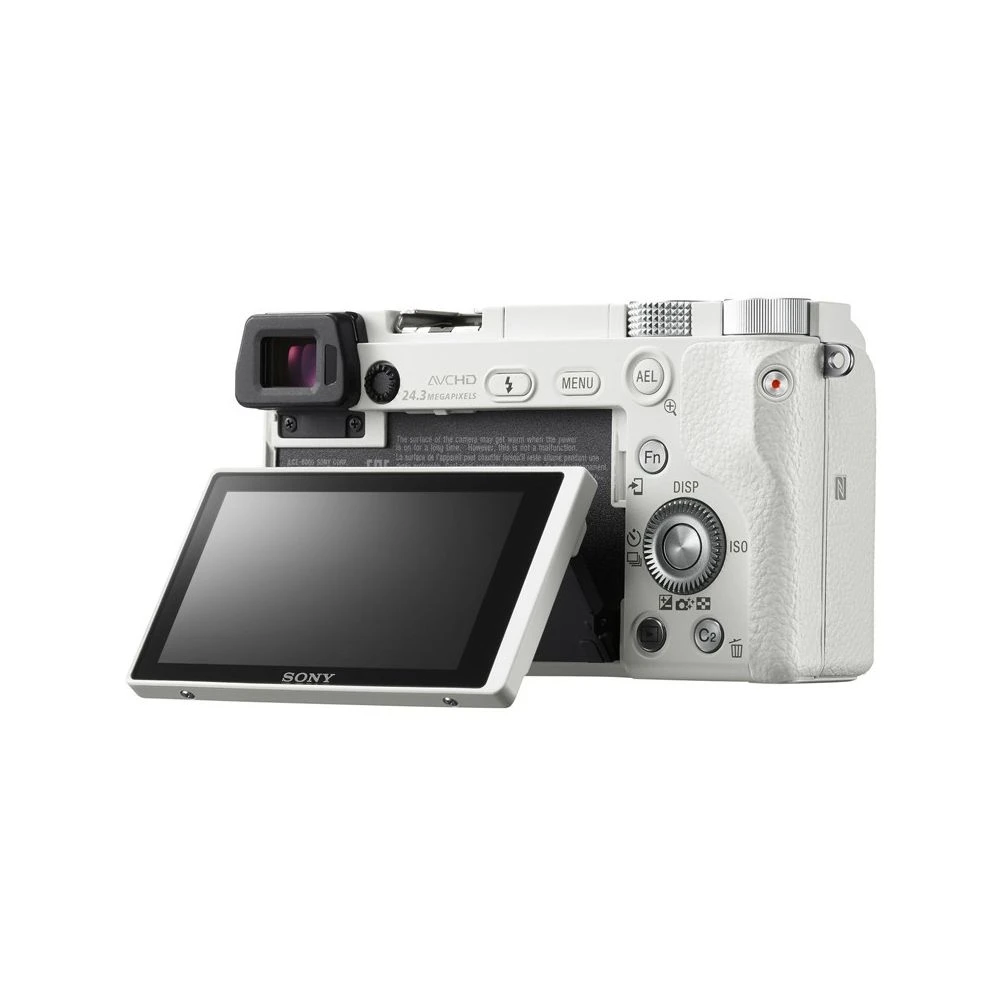 Sony Appareil Hybride + 16-50mm Blanc - A6000 2 Sony Appareil Hybride + 16-50mm Blanc - A6000 – Image 2
