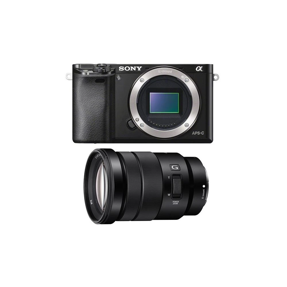 Sony Appareil Hybride + 18-105mm Noir - A6000 1 Sony Appareil Hybride + 18-105mm Noir - A6000