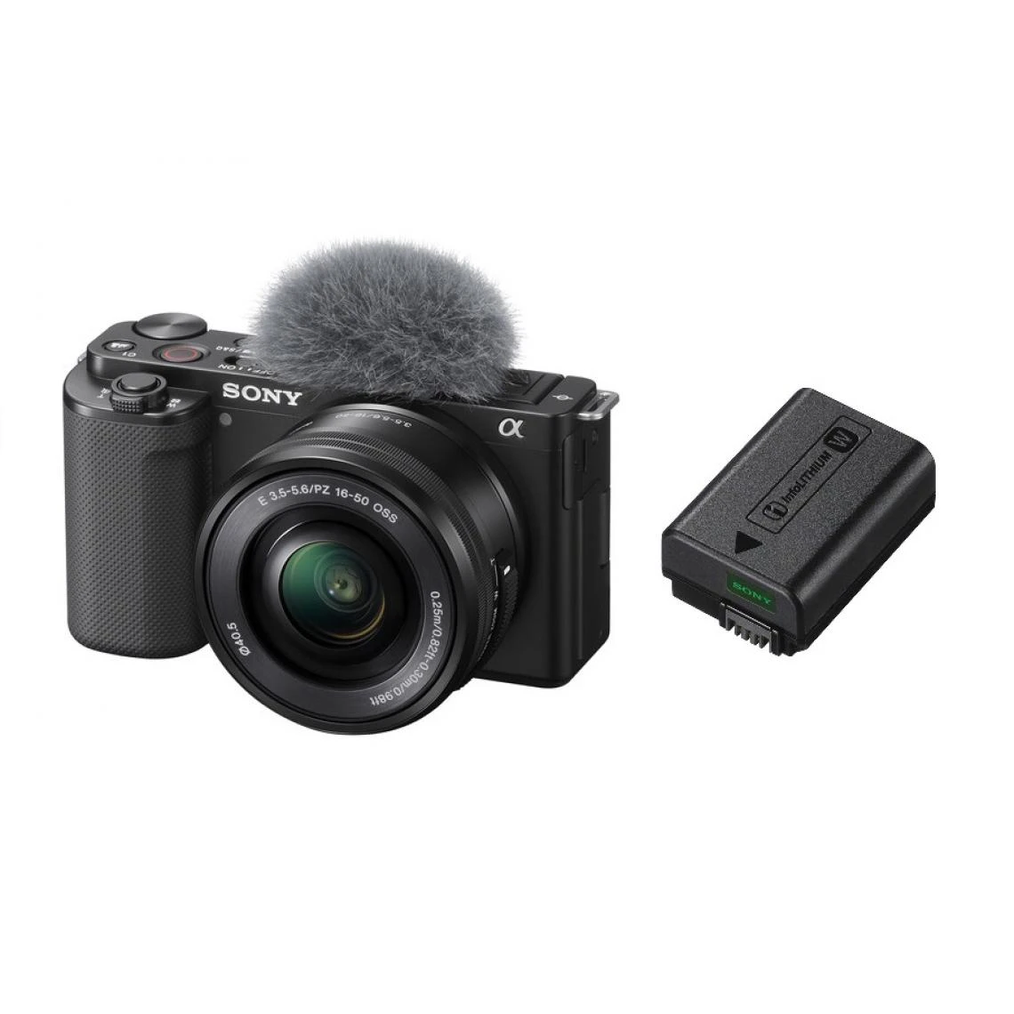 Sony ZV-E10 Kit 16-50mm Noir+Batterie Sony NP-FW50 1 Sony ZV-E10 Kit 16-50mm Noir+Batterie Sony NP-FW50