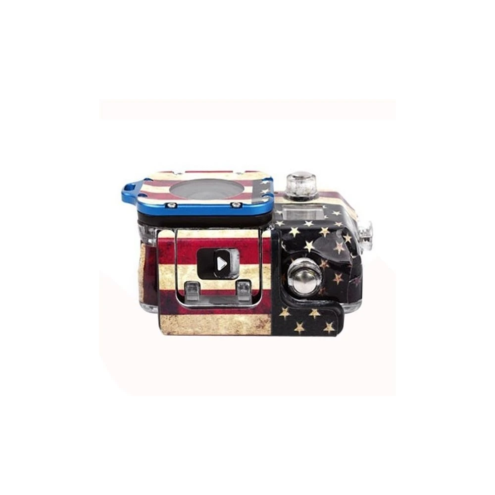Wewoo Sticker Pour GoPro Hero 3 Autocollant De Cas De Modèle Drapeau USA R?... 3 Wewoo Sticker Pour GoPro Hero 3 Autocollant De Cas De Modèle Drapeau USA R?... – Image 3