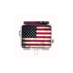 Wewoo Sticker Pour GoPro Hero 3 Autocollant De Cas De Modèle Drapeau USA R?... 7 Wewoo Sticker Pour GoPro Hero 3 Autocollant De Cas De Modèle Drapeau USA R?... -Boutique KODAK PIXPRO stickers gopro drapeau retro usa motif de cas autocollant hero 3 3
